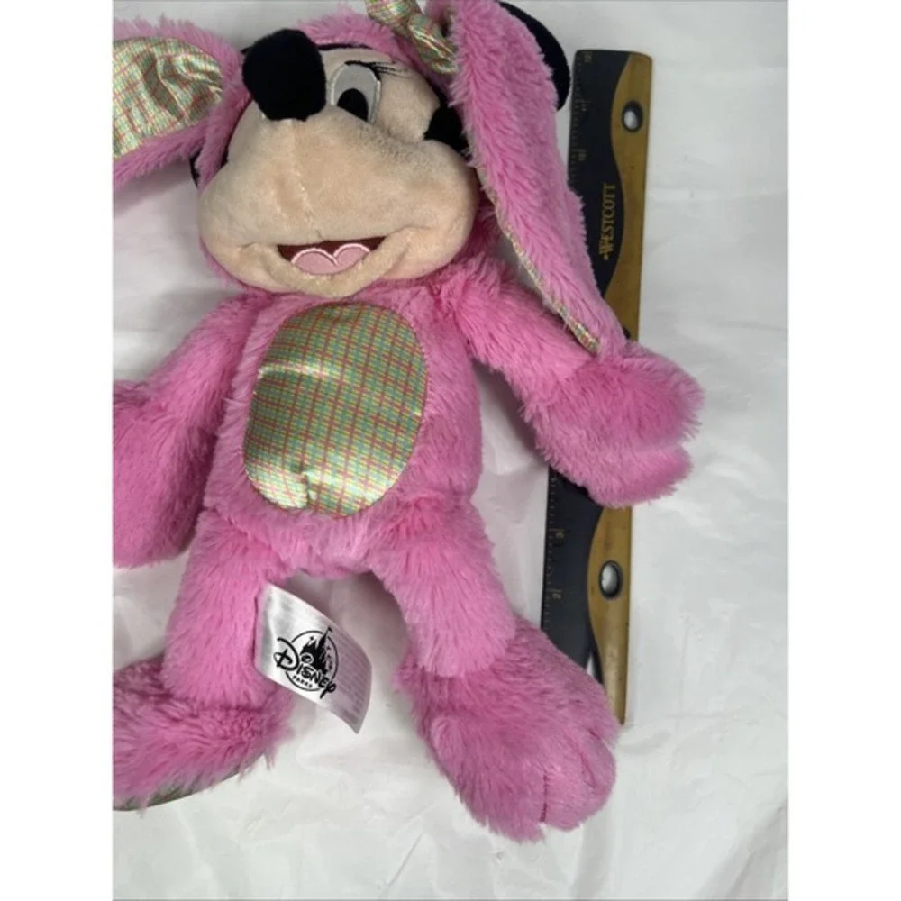 2020 Disney Parks Minnie Mouse Pink Easter Bunny‎ 12.5